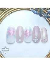 ピオニーネイル(peony nail)/あじさい