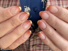 グラデーションネイル／ミラー