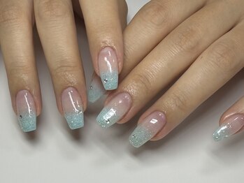 ネイルサロン赤ちゃん/夏色グラデーション