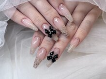 モカ 京橋(moca)/【Ayano】レオパードネイル