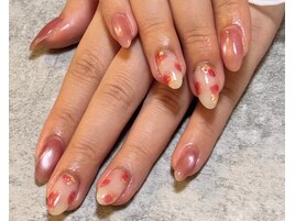 持ち込みデザイン◆春ネイル