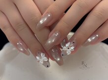 ラニ ネイル(Rani Nail)/シンプルデザイン　リボンネイル