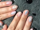 ミラーオーロラ　ネイル♪