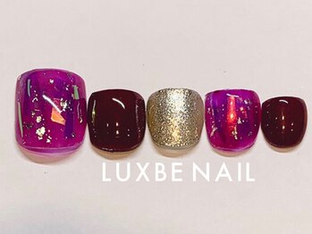 ラックスビー ネイル 梅田茶屋町店(LUXBE)/フット10本アートコース¥9000