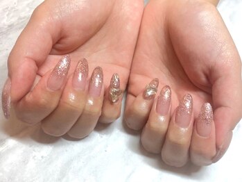 ネイルサロンブリス(nail salon Bliss)/☆ラメグラデーションネイル☆