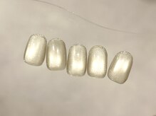 ラクネイル 浦和店(raku nail)/マグネットラメフレンチ