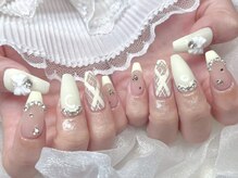 モカ 心斎橋(moca by Lee)/【Aina】チェックネイル