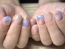 アミュリー ネイル アトリエ(Amury nail atelier)/ニュアンス タイダイ パステル