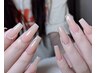 新規限定！チップ長さ出しワンカラーorマグネットorラメグラ(オフなし)