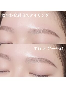 ヌナ(nuna)/平行アーチ眉◎