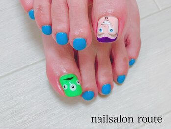 ネイルサロン ルート 二子玉川(nailsalon route)/フットジェル初回平日¥6500