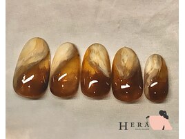 ニュアンス　マーブル　ブラウン