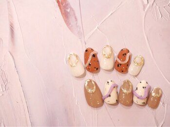 ネイルサロン ブリオン(Nail Salon Bullion)/ぷっくり粘土ネイル