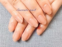 スエルテ ネイルサロン 北千住店/社会人デビューネイル ¥6000
