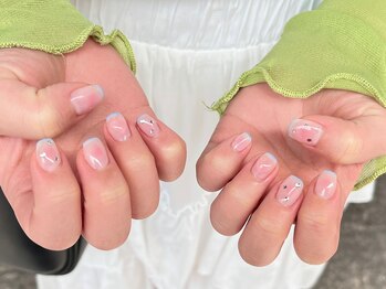 ア―ジュポシェフリル 天神西通り店(age poche Frill)/チークネイル