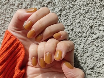 フォリアユー(FOLIA.U)/くすみオレンジワンカラー☆