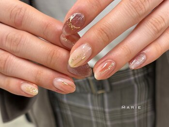 ザ マリー 三条店(THE MARIE)/3)6000円 綺麗めネイル &nbsp;0417a