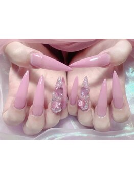 長さ出しのできるサロン