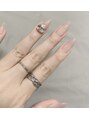 ヘアアンドネイル ミューズ おゆみ野店(HAIR & NAIL MUSE)&nbsp;シンプルなカラーにキラキラ♪
