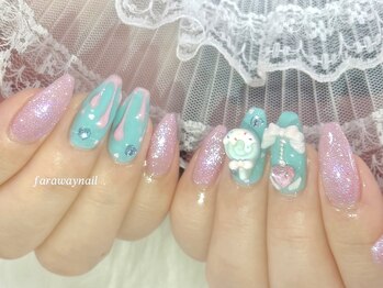 ファラウェイネイル(Faraway nail)/バレンタインネイル☆