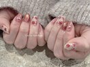 ニュアンスフラワーネイル