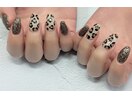レオパードフラッシュネイル