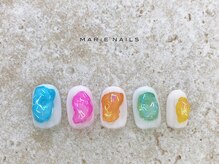 マリー ネイルズアンドラッシュアート モザイクモール港北店(MARIE NAILS & LASH ART)/定額￥8800 ぷっくり 0507a