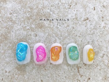 マリー ネイルズアンドラッシュアート モザイクモール港北店(MARIE NAILS & LASH ART)/定額￥8800 ぷっくり 0507a