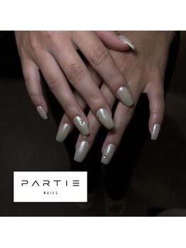 パルティー 大阪北浜店(PARTIE)/ミラーネイル
