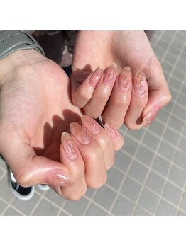 ミントリーフ バイ リート(Mint leaf by Reat)/ピンクぷっくりネイル