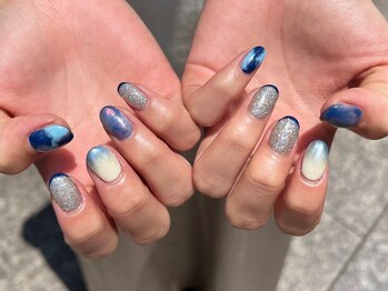 ア―ジュポシェフリル 天神西通り店(age poche Frill)/ニュアンスネイル