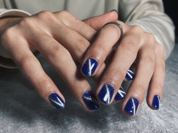 オムネイル 渋谷(HOMME NAIL)/マグネットネイル ¥6.600