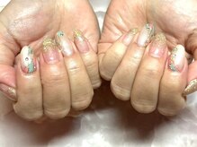 ネイルサロンブリス(nail salon Bliss)/☆ステンドグラス風ネイル☆