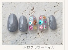 プレンティー 北千住西口店(plenty)/ホロフラワーネイル