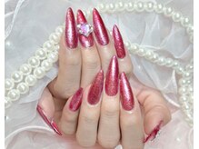 ウィステリア 名古屋栄店(WISTERIA)/チップ長出し＋ワンカラ-orラメ