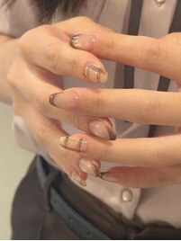enoiフラッシュフレンチチェック