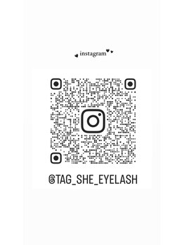 タグ シー(#She)/アイラッシュ　インスタグラム