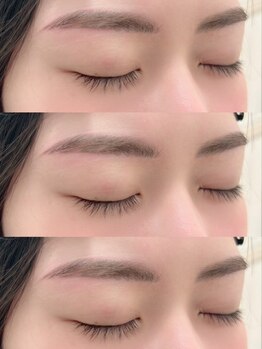 ミュラ 古江店(Myrrha)の写真/「まつ毛と眉毛でなりたいお顔に！」目の形や骨格、筋肉のゆがみなどを見極めて美眉をご提案♪