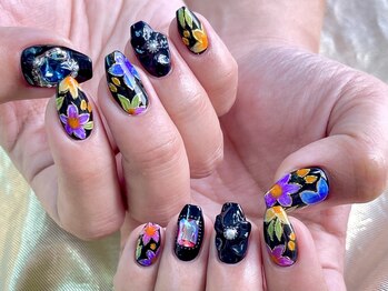 ダリアズネイル(Dahlia's Nail)の写真/あなただけの特別なネイルを手描きアートで実現！唯一無二のデザインで自分らしさを表現してみませんか♪