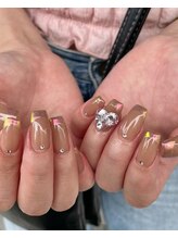 ロミー(Rommy)/うるうるオーロラフレンチネイル