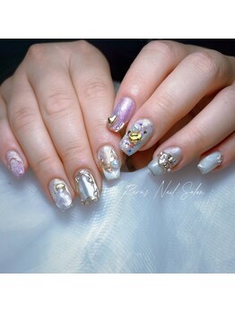 ララズネイル(Rara's Nail)の写真/人気のワンホン・韓国系～シンプル可愛いオフィス系も◎豊富なアートで“私らしさ”を叶えるネイル体験♪