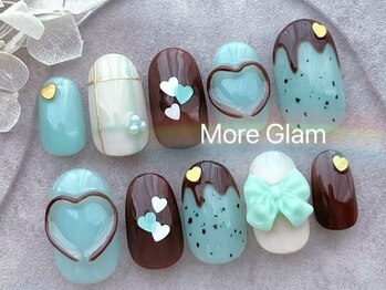 モアグラム 大宮東口店(More Glam)/自爪バレンタインネイル