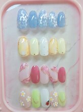 ネイルステーション ブルー(Nail Station BLUE)/3・4月　定額¥7000