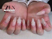 ゼン ネイル デザイン 池袋(ZEN NAIL DESIGN)/長さだしやり放題×つけ放題