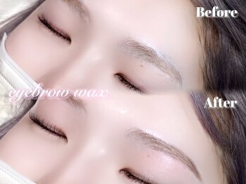 アモージュ 渋谷店(AMOJYU)の写真/韓国眉&韓国メイク【アイブロウwaxデザイン】毛の生え方・量,顔の形に合わせて顔の印象がグッと垢抜け♪