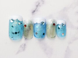 クリームソーダネイル初回￥7500