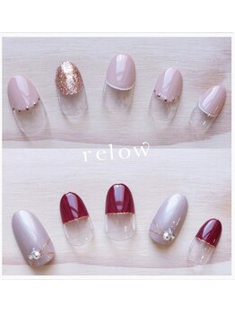 リロウ(relow)/2月キャンペーンネイル1,2