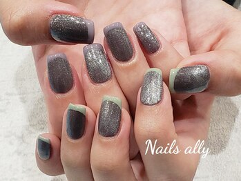 ネイルズアリー 立川店(Nails ally)/ギャラクシー×マグネット×秋
