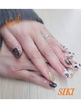 シキ(SIKI)/秋冬のアニマルネイル