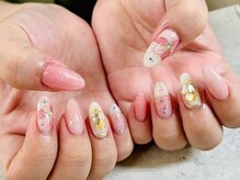ネイルサロン ドゥ(Nail Salon Doux)/【ほり】ミラーデザインネイル